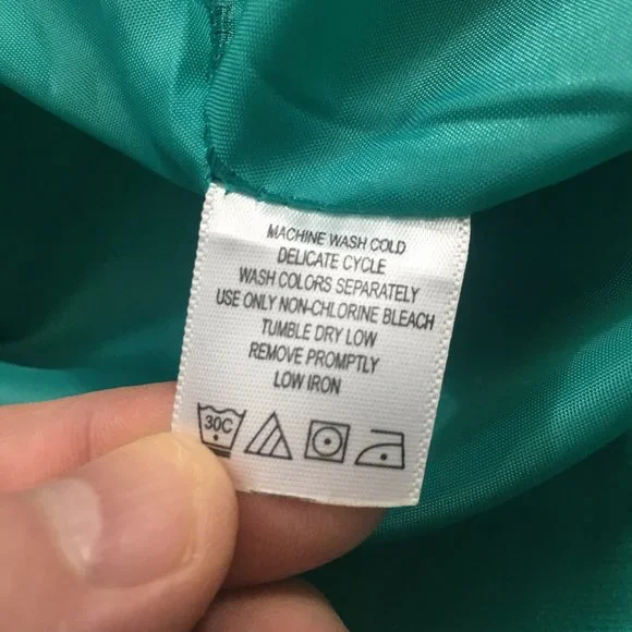 Jessica London Womens Plus Size 24P Teal 100% Polyester Elastic Waist Trousers - Picture 8 of 8